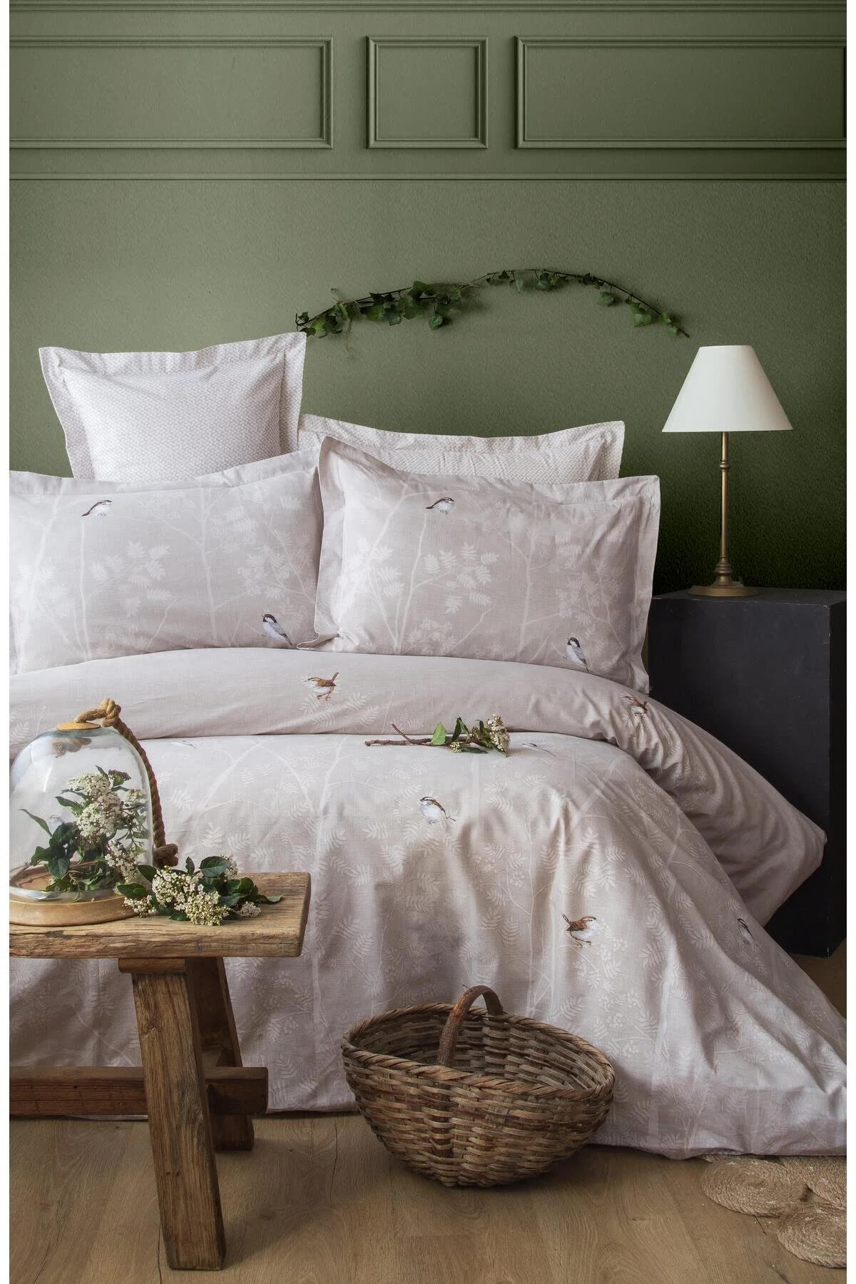 Elysian Beige Double Bedding Set